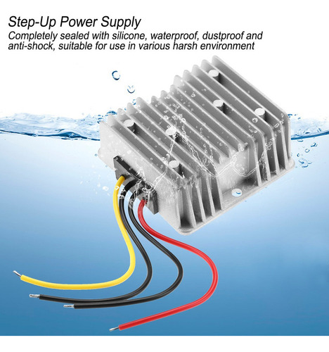 . Convertidor Elevador De Cc-cc De 12 V A 24 V, 5 A, Fuente