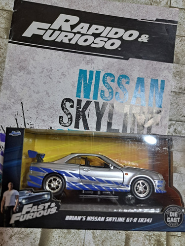 Coleccion Rápido Y Furioso Nissan Skyline Gt R R34