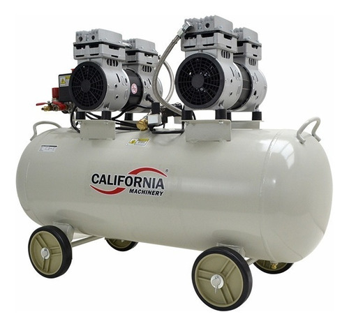 Compresor de aire eléctrico California CALN2-100 100L 2hp 110V blanco