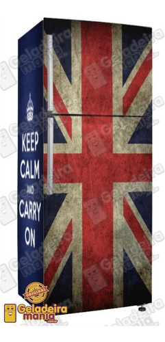 Imagem 1 de 3 de Adesivo Envelopamento Geladeira Bi010 Bandeira Inglaterra