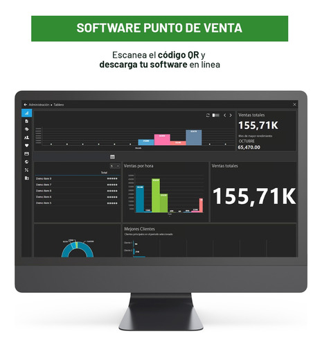 Kit Punto De Venta Impresora 80mm Cajón De Dinero + Software