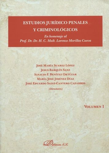 Libro Estudios Jurídico Penales Y Criminológicos