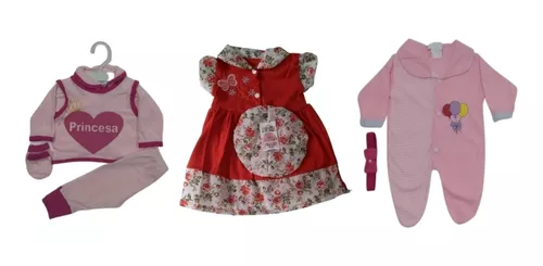 Kit Roupa Para Bebê Reborn - Dondoquinha Reborn - Bebê Reborn