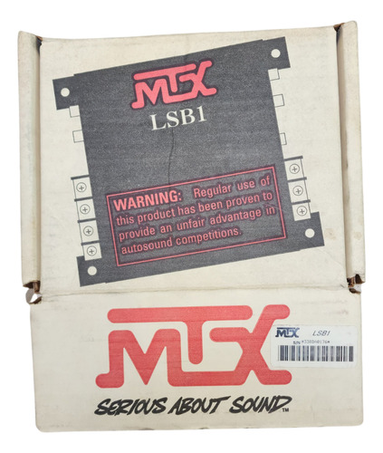 Crossover Mtx Lsb1 Made In Usa Unica Pieza, Conocedores