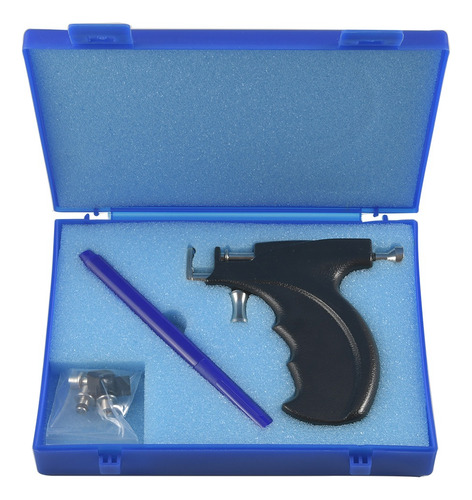 Kit De Herramientas Perforadoras De Oreja Pro Acero 98 Perno Color Azul