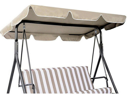 Toldo Superior Abatible Toldo Abatible De Beige 195x125x15cm