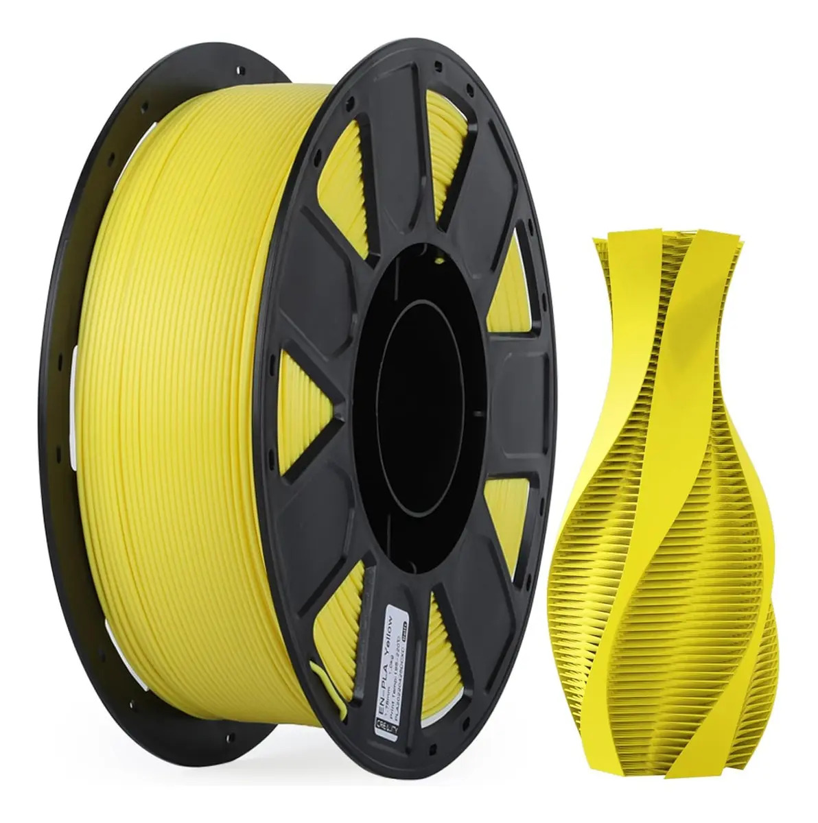 Creality 1kg Filamento Pla Impresión 3d 1.75mm Amarillo