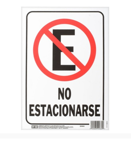 Imagen 4 de 4 de Letrero Cartel No Estacionarse Cochera (2 Piezas)