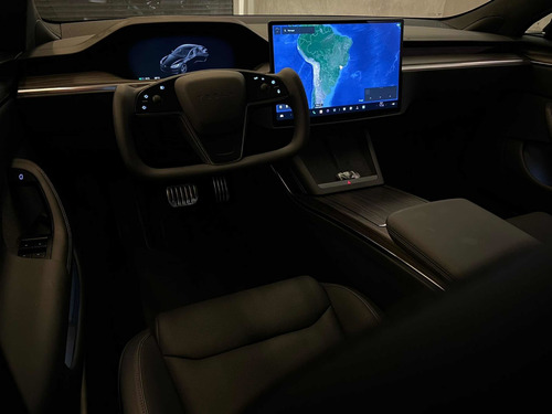 Imagem 5 de 15 de Tesla Model S Plaid 2022 1.500km Com Teto Solar Eletrico Top