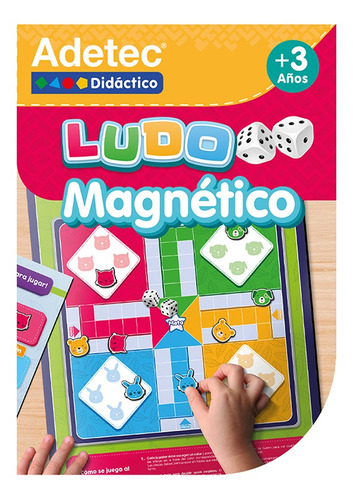 Juego De Mesa Ludo Laminas Magnetica Incluye Dados