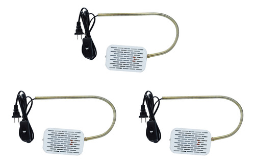 3 Calentadores Para Jaulas De Pájaros Con Iluminación Simula