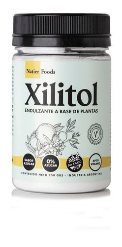 Xilitol Natier Endulzante Natural Saludable Vegano 250gr