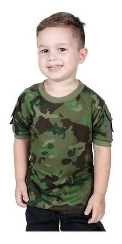 T Shirt Ranger Infantil Camuflada Treme Terra Original Nfe *