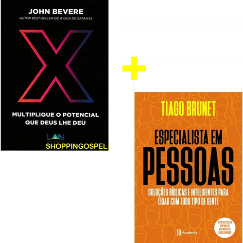 Livro X Multiplique John Bevere + Especialista Em Pessoas