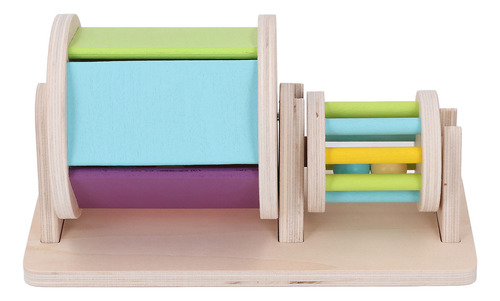 Tambor Rodante, De Madera, Color, Cognición Sensorial, Educa