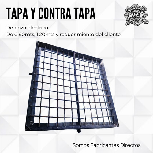 Tapa Y Contra Tapa Caja De Revisión Eléctrica