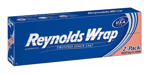 Reynolds Wrap 12  Papel De Aluminio, 500ft 2 Pzas