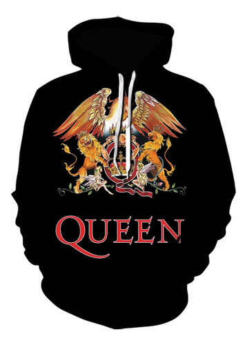 Rt Sudaderas Con Capucha Con Estampado 3d De Rock Queen Band