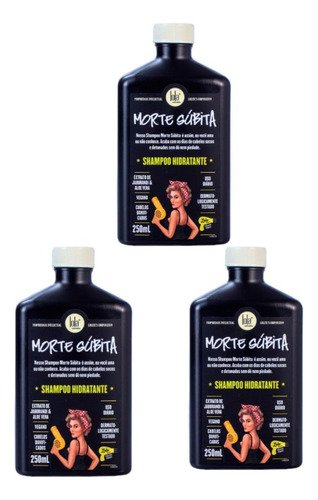 Lola Cosmetic Shampoo Muerte Súbita X3