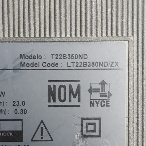 Pantalla Samsung Modelo T22b350nd Se Vende Por Partes (Usado)
