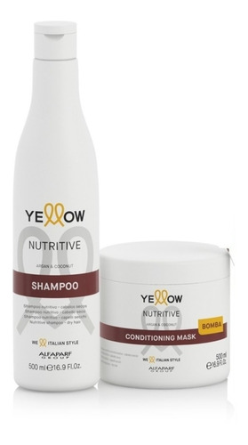 Kit Chico Yellow Nutritive Shampoo Y Mascara