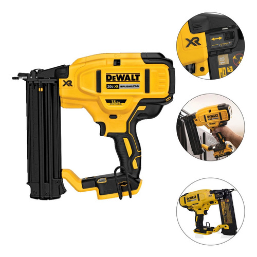 Pinador 18 Ga 20v Sem Bateria Sem Carregador  Dcn680b Dewalt