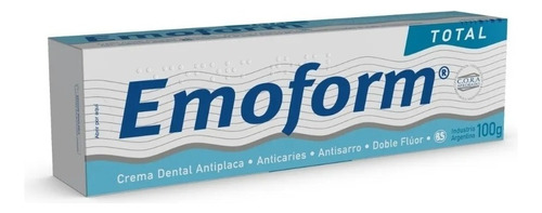 Emoform Total Crema Dental Antiplaca 100g