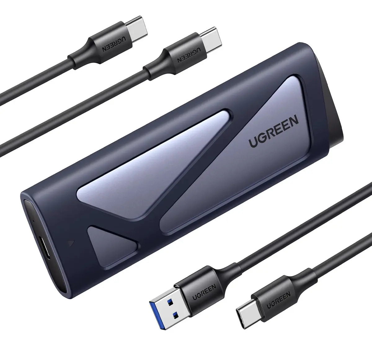 Case/gaveta Ugreen Para Ssd Mvme Sata Com Usb-c 10gbps Cm767