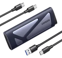 Comprar Ugreen Carcasa M.2 Nvme+sata Ssd 8tb 10gbps Caja Disco Duro Usb 3.2 Gen 2 M Key\u002Fb&m Key Uasp Trim Compatible Con Ssd M.2 Nvme Pcie Y Sata Ngff 2230\u002F2242\u002F2260\u002F2280 Cable Usb C 30cm Y Cable Usb A 30cm