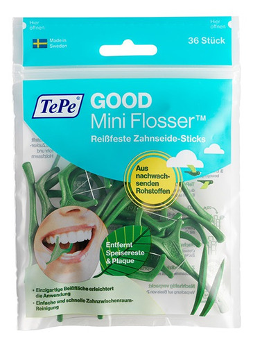 Fio Dental Tepe Good Mini Flosser Com 36 Unidades