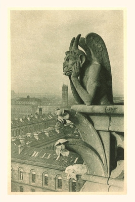 Libro Vintage Journal Gargoyle On Notre Dame Cathedral - ...