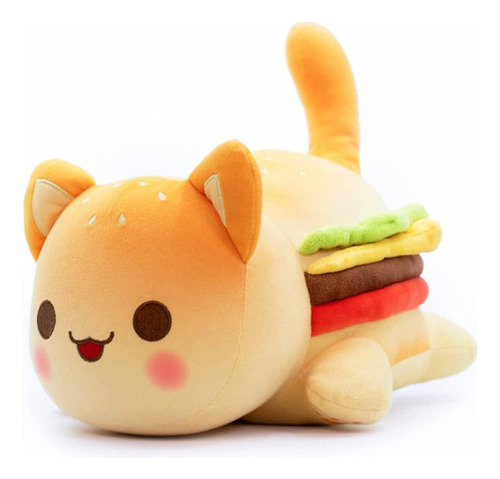 Peluche Gato Hamburguesa, Muñecos De Peluche Para Gatos