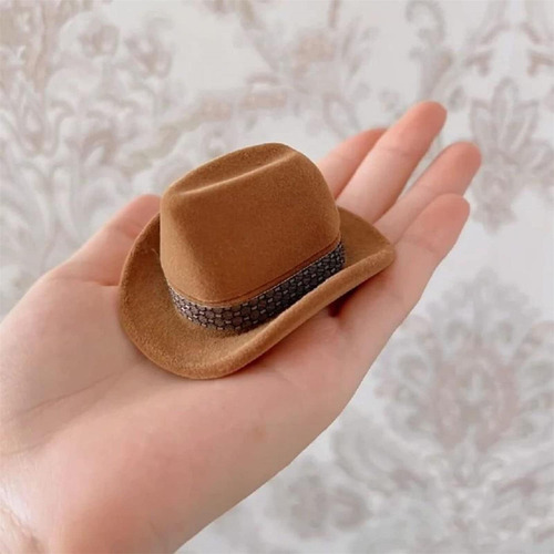 Caja De Anillo En De Sombrero De Caja Portátil Para Anillos