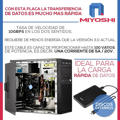 Imagen 5 de 10 de Placa Pci Usb C 3.1 Doble Puerto Alta Vel 10gbps Liquidacion