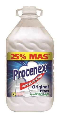 Limpiador Bactericida Procenex Blanco X 5 L.