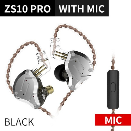 Imagem 1 de 10 de Fone Bluetooth Kz Zs10 Pro Com Microfone Original 