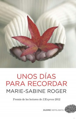 Libro Unos Días Para Recordarde Roger, Marie-sabine