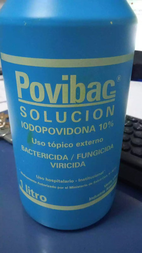 Iodopovidona Solucion Al 10% X1l Sertex X5 Unidades