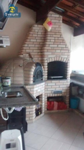 Cobertura Com 3 Dormitórios À Venda, 134 M² Por R$ 450.000,00 - Jardim Las Vegas - Santo André/sp - Co1669