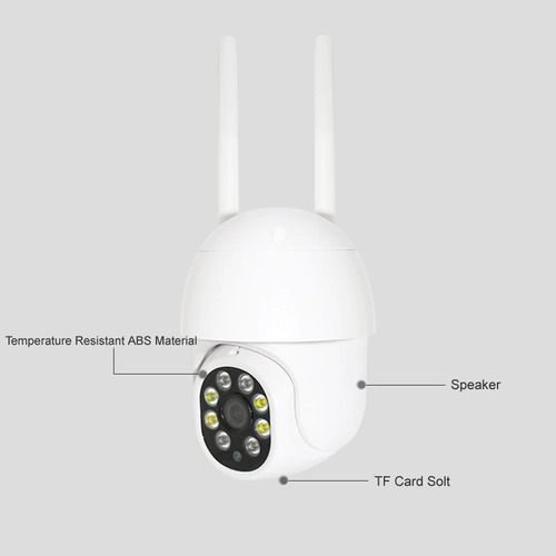 Imagem 6 de 7 de Camera Ip Dome App Yoosee Wifi Externa Ptz Auto Tracking