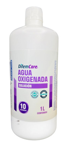 Agua Oxigenada Grande Rendidora 1 Litro 10 Volumenes 