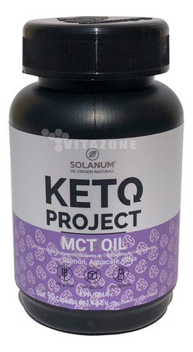 Keto Mct Oil 90 Cáps De 1.4 Grs Keto Project