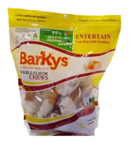 Carnaza De Res Y Pollo Con 10 Piezas Barky´s 