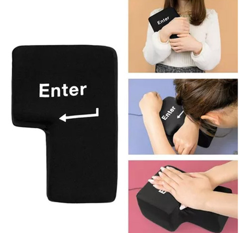 Tecla Enter Gigante Antiestrés Usb Para Computadora Almohada