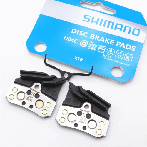 Pastillas Frenos Disco Disipador Shimano N04c Xtr 4 Pistones