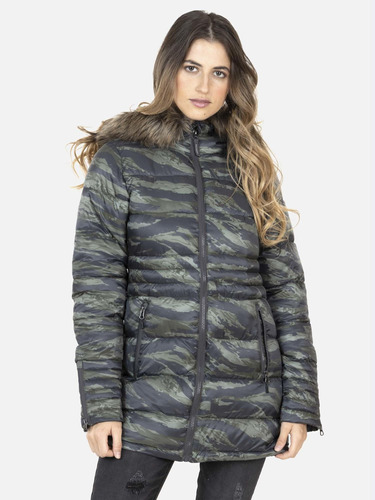 Parka Camo Mujer Multicolor Maui And Sons