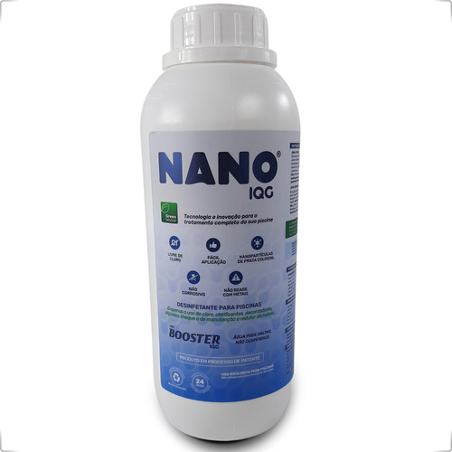 Nano 1 Litro - Substitui Cloro, Algicidas E Clarificantes