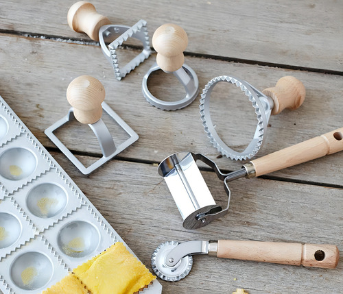 Kit de fábrica de pasta Eppi para ravioles y cappelletti, 8 piezas
