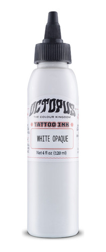  Pigmento Octopus White Opaque 4oz Tinta Tatuajes Tattoo 