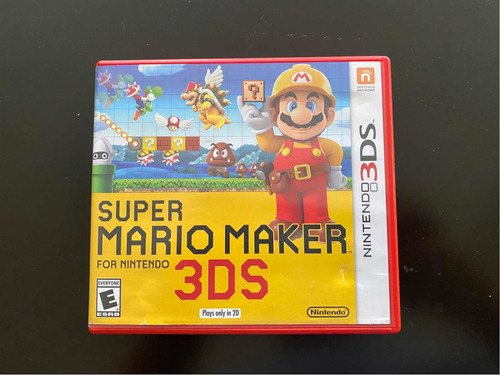 Súper Mario Maker Para 3ds/2ds Con Caja